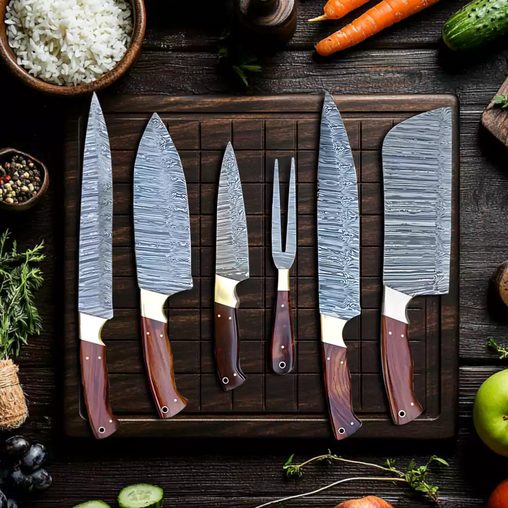 6Pcs Culinary Chef Knife Set