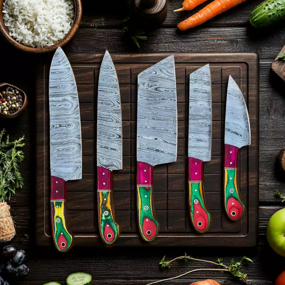 5 PCS Best Kitchen Knife Set