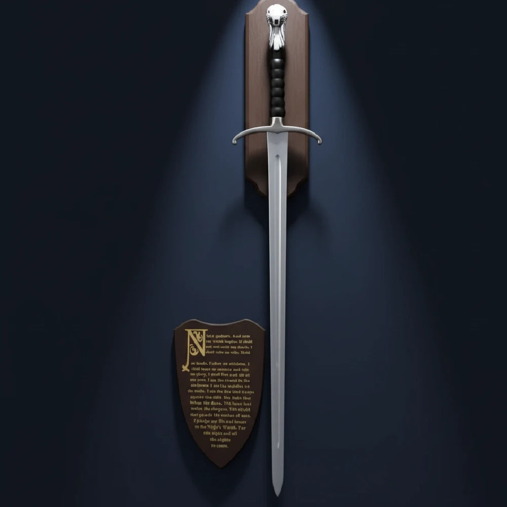 Close look at Longclaw Sword Replica finish details